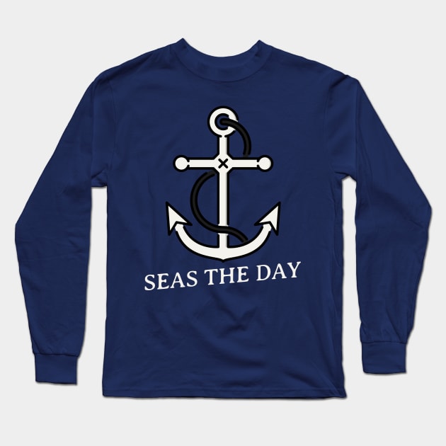 seas the day Long Sleeve T-Shirt by Theblackberry